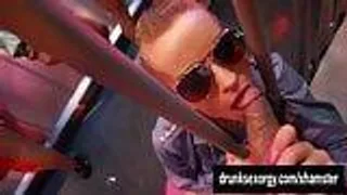 Sexy Pornostars blasen und ficken im Freien